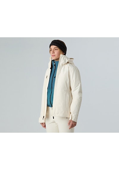 The North Face W Descendit Jacket Kadın Outdoor Ceketi Nf0a8ddtqlı1 Beyaz Beyaz