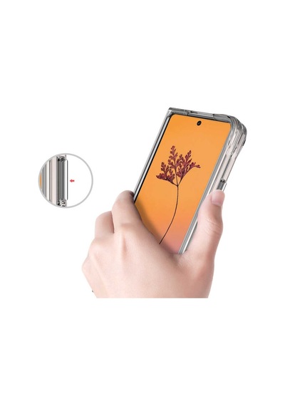 Galaxy Z Fold 4 Kilif Zore Vonn Seffaf Sert Silikon Kilif 559749424