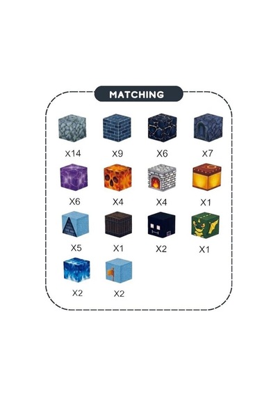 Kzl Manyetik Blok Yapı Küpleri Seti 2x2x2 Cm 64 Parça Ch1392