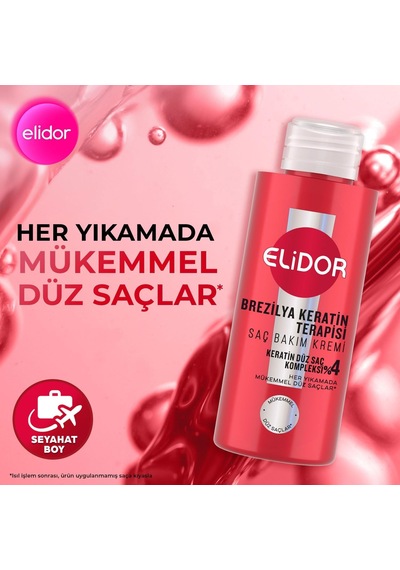 Seyahat Boy Saç Bakım Kremi Brezilya Keratin Terapisi 90 Ml