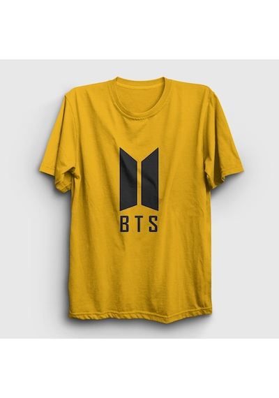Presmono Unisex Doors Bts T-shirt Sarı