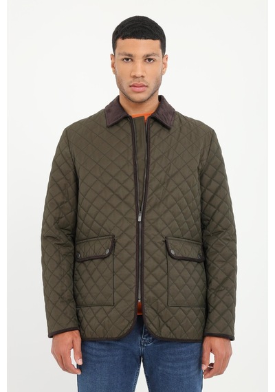 Dufy Erkek Slim Fit Haki Mont-18161