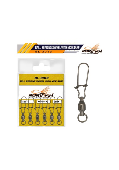 Portfish Bl-3013 Bilyalı Kilitli Klips 2