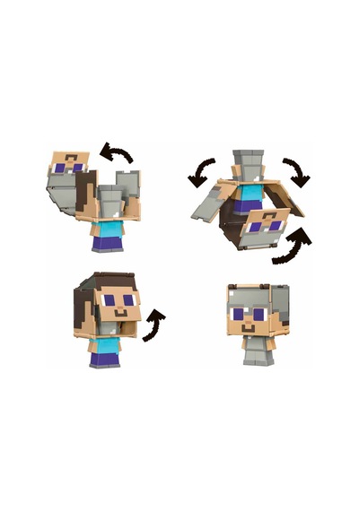 Mınecraft Flıppın' Fıgs Asst Pınk Axolotl + Blue Axolotl Jpn15