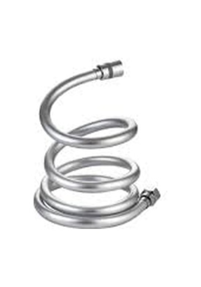 Feyzayapı Gri Paslanmaz Kopmaz Patlamaz Kaliteli Pvc Duş Hortumu - Yüksek Kaliteli Lüx Duş Spirali - Tüm Duş Setleri/duş Başlıkları İle Uyumlu G1/2 - 150cm