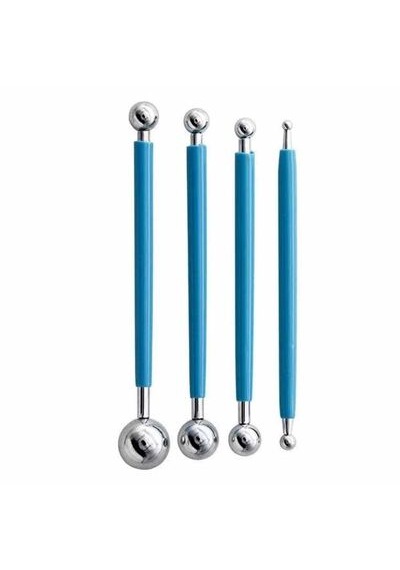 Epinox Profesyonel Metal Top Marzipan Seti Mrp-04 Mavi