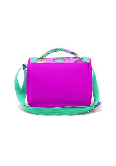 Coral High Kids Açık Pembe Su Yeşili Makaron Desenli Usb'li 3 Lü Okul Çanta Seti Set0123261 Çok Renkli