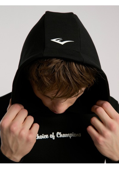 Everlast Champions Collection Siyah Erkek Kapüşonlu Sweatshirt Siyah
