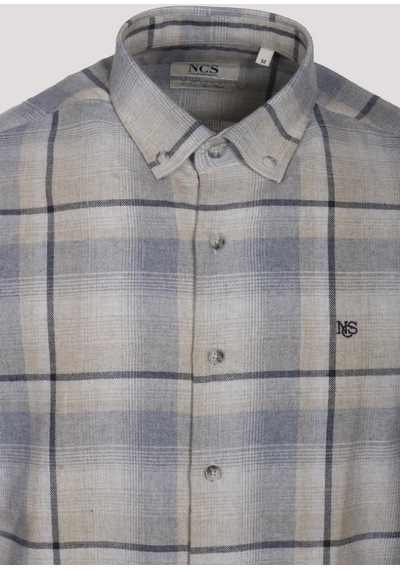Erkek Gömlek Bej Uzun Kol Ekose Kareli Flanel Yün Tuşeli Slim Fit Düğmeli Yaka Shirt Ncs Jeans 7269-bej Bej Erkek Gömlek Bej Uzun Kol Ekose Kareli Flanel Yün Tuşeli Slim Fit Düğmeli Yaka Shirt Ncs Jeans 7269-bej Bej