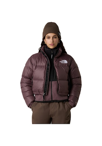 The North Face W Nuptse Short Jacket Kadın Outdoor Montu 700 Dolgu Kaz Tüyü Nf0a5ggebq71 Gri Gri