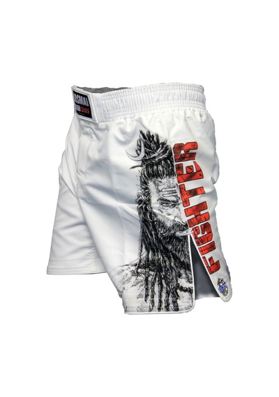 Dosmai Martial Mma Dijital Baskılı Şort Beyaz Mms222