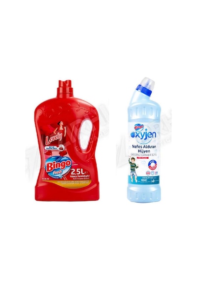 Bingo Yüzey Temzileyici 2,5 L + Oksi Jen 750 Ml 2'li Set Diğer