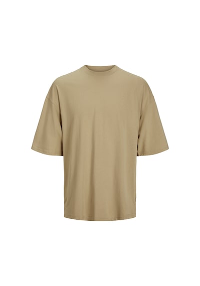 Jack & Jones Erkek Bisiklet Yaka Düz Renk Tisört - Charge - 12259975 Fields Of Rye Çok Renkli