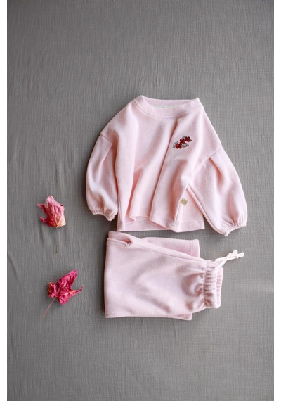 Oh La La Koala Pudra Pastel Soft Touch Alt Üst Takım Pembe