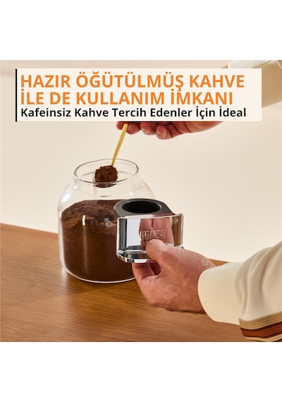 Krups Coffee Crush Experience Tam Otomatik Çekirdekten Fincana Espresso Kahve Makinesi -