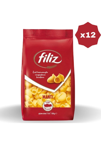 Mantı Makarna 500 Gr - 12 Adet