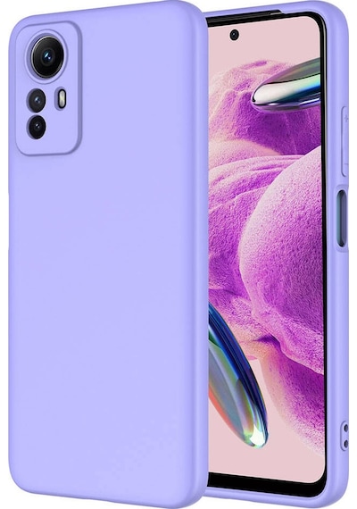 Kilifone - Xiaomi Uyumlu Redmi Note 12s - Kılıf İçi Kadife Koruyucu Mara Lansman Kapak - Lila