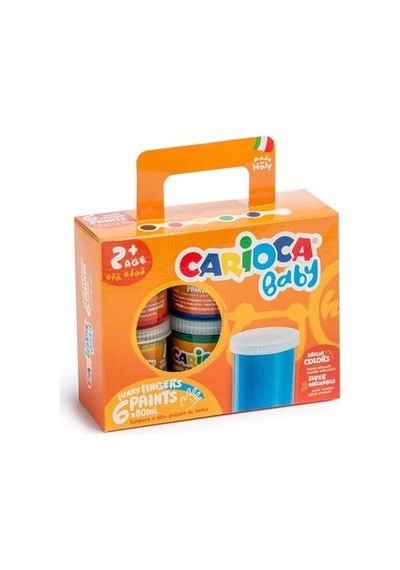 Yıkanabilir Parmak Boyası, 6 Renk, Eğlenceli Sanat Aktiviteleri İçin 12