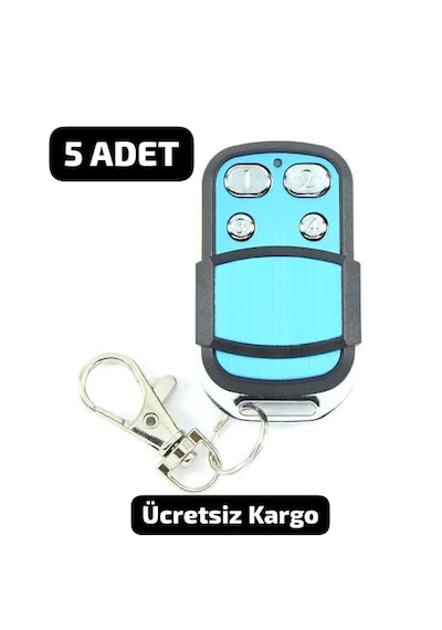 Akıllı Kodlanabilir Otopark Bariyer Garaj Kepenk Kumandası 5 Adet