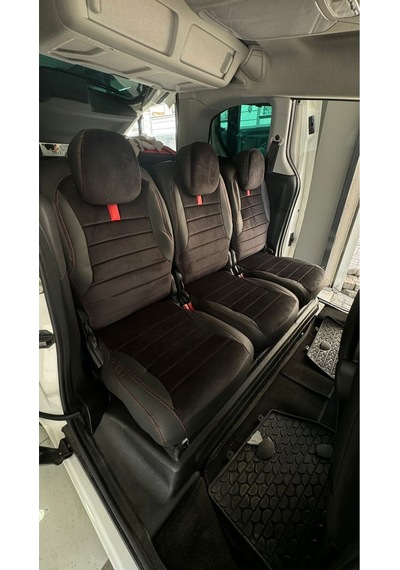 Citroen Berlingo 2011 2017 Arka Koltuk 3 Tane Tek Tek Uyumlu Oto Koltuk Kılıfı