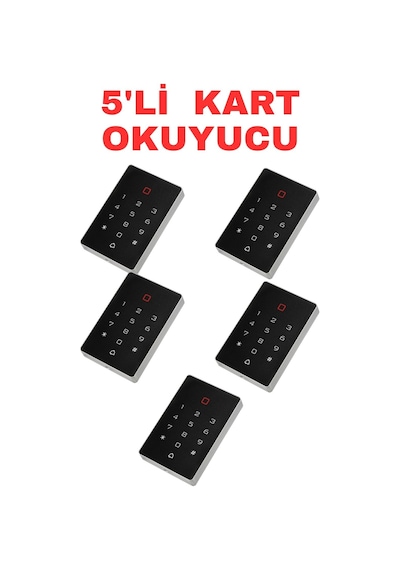 Sr-208 Mf Mifare Kart Okuyucu 13.56 Mhz Şifreli Geçiş Kontrol Sistemi 2000 Kullanıcı 5 Adet