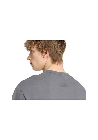 Adidas M Sl Gfx T Erkek Günlük Tişört Kr1352 Gri