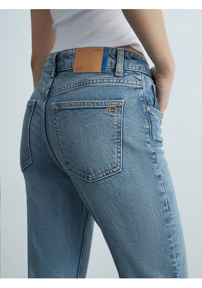 Ltb Rebecca Dar Paça Yüksek Bel Jean Pantolon 010095185916160 55976 Karışık