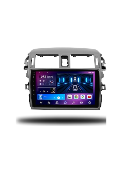 Carplayer Toyota Corolla 2007-2012 Uyumlu Android Multimedya 6gb Ram 64gb Hafıza