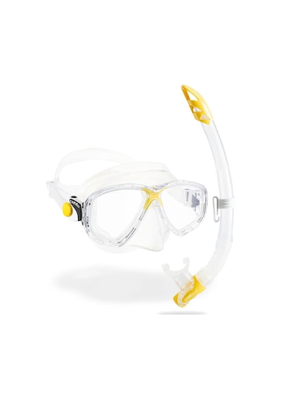 Cressi Marea Maske Gamma Şnorkel Seti Clear-yellow Sarı