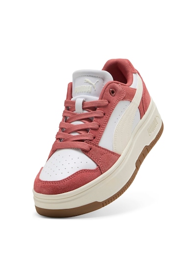 Puma Rebound Femme Low Suede Kadın Ayakkabı 402593 04 Beyaz