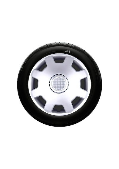Fiat Uyumlu 13 Inc Kırılmaz Sks Jant Kapağı 1 Takım 4 Adet No:105