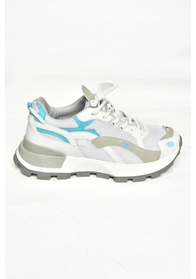 Fox Shoes S312213109 Beyaz Kalın Tabanlı Spor Ayakkabı Sneakers Beyaz