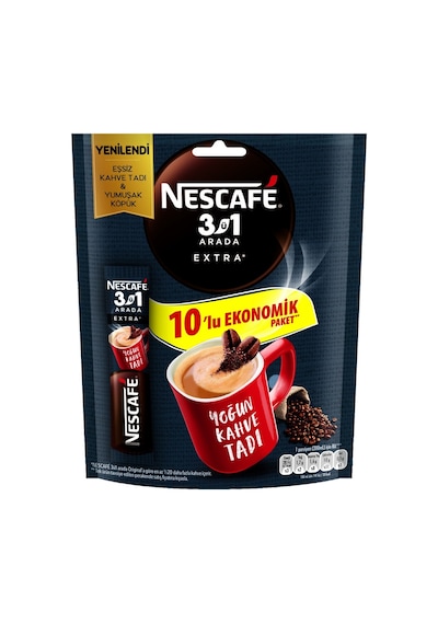 Nescafe Extra 3'ü 1 Arada 10 17 G Bol Kahveli Hazır Kahve Tarı