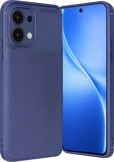 Newface Oppo A6 Pro 4g Auto Focus Karbon Kapak - Lacivert