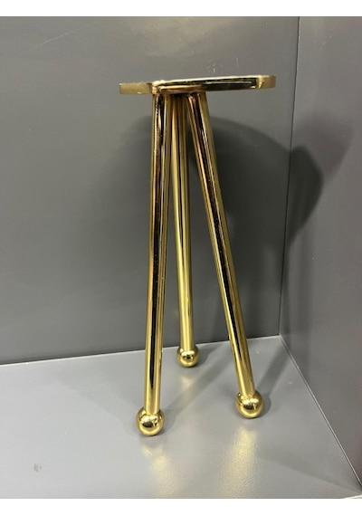 Biga Metal Ayak 16cm Altın Koltuk Komidin Modern Tv Ünite Mobilya Dolap Gold Puf Vestiyer Kitaplık