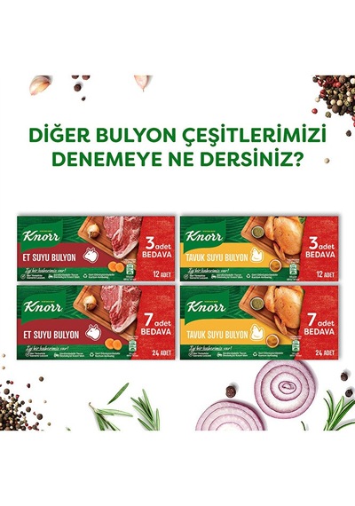Knorr Et Bulyon 12'li 120 Gr X 7 Adet
