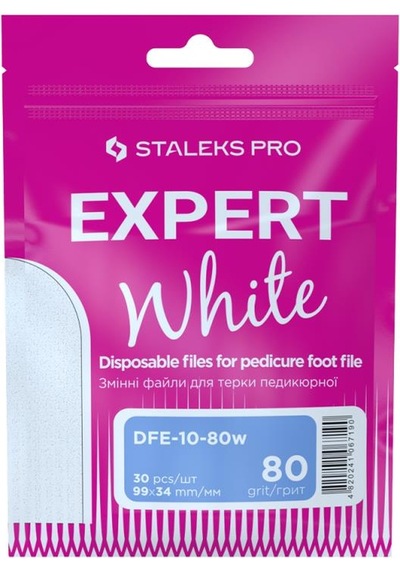 Staleks Pedikür Metal Taban Yedek Zımpara 80 Grit 30lu