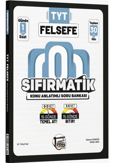 Ders Platosu Tyt Felsefe Sıfırmatik Konu Anlatımlı Soru Bankası