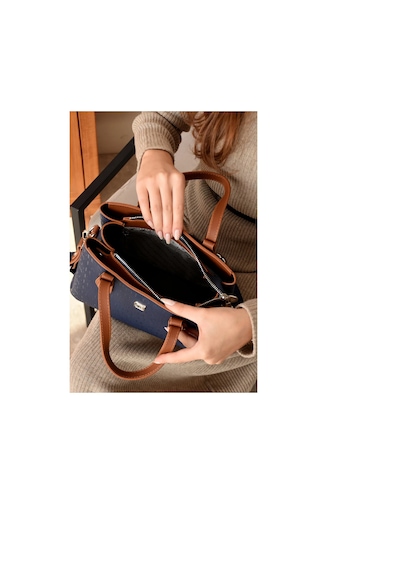 Just Polo Jp4113 Kadın El Ve Omuz Çantası Ozt4113 Lacivert Taba Lacivert - Taba