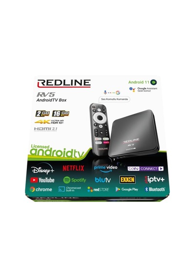 Redline RV5 Android 11 Lisanslı TV Box