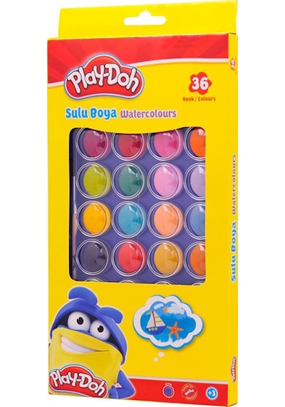 Play-doh Sulu Boya 23 Mm 36 Renk Play-su010 Çok Renkli