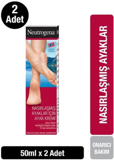 Neutrogena Norveç Nasırlaşmış Ayaklar için Ayak Kremi 2 x 50 ML