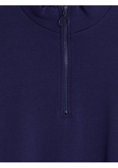 LC Waikiki Lc Waıkıkı Lacivert Dik Yaka Kadın Sweatshirt Tunik