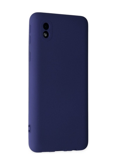 Samsung Galaxy  Uyumlu,  A01 Core Kılıf Nano İçi Kadife Silikon - Lacivert