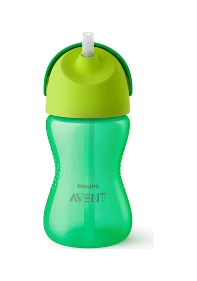 Avent Scf798/01 Desenli Pipetli Bardak 300 Ml - Erkek Yeşil Diğer