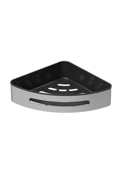 Aqua Bagno Smart Köşe Süngerlik 20x20 Cm. , Parlak Krom