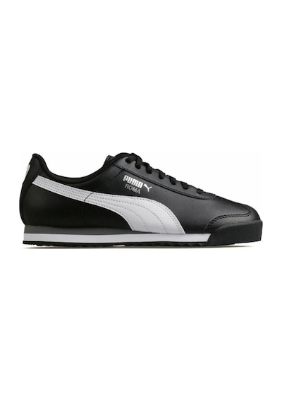 Puma Roma Erkek Spor Ayakkabı Retro Tasarım, Softfoam+ Konforlu Günlük Sneaker Siyah/beyaz