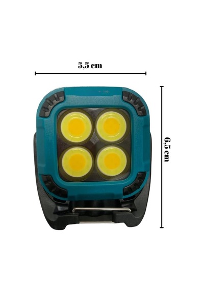 Pd-460 Cob Led Manyetik Mıknatıslı Led Spot Aydınlatma Mini Taşınabilir Şarjlı Lamba Fener Kamp Avcılık Acil Durum