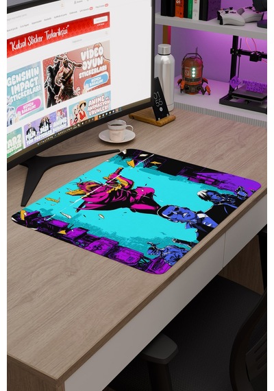 Kat Ana Zero Kaymaz Dikişli Kauçuk Oyuncu Mousepad V1 - 48x40 Xl Gaming Mouse Pad Fare Altlığı