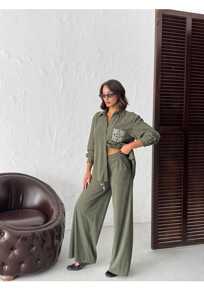Verymoda Fitilikadife Pantolon F1996 Haki